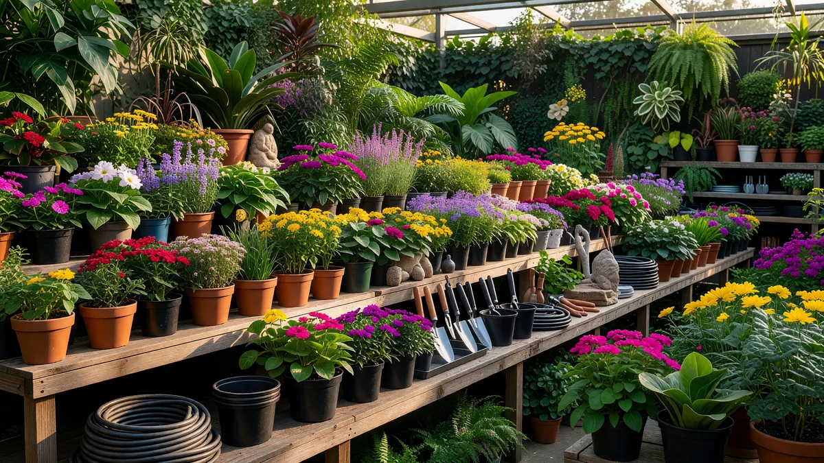 Nursery & Garden Center with Real Estate