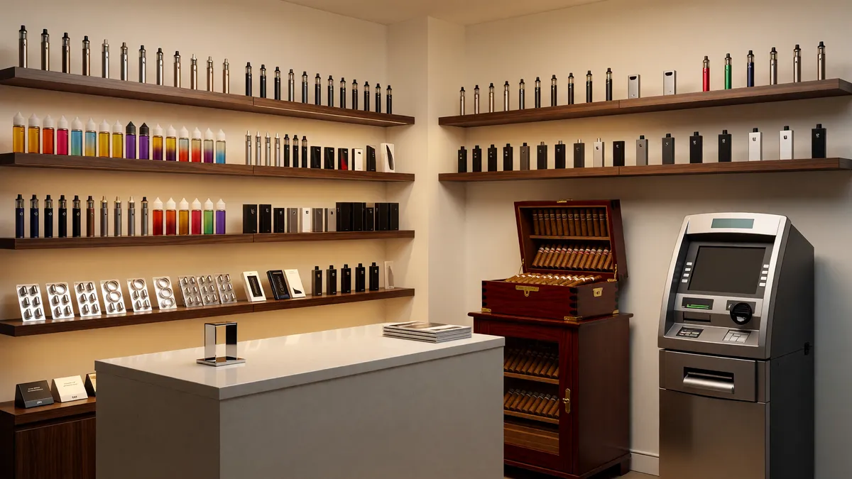 Well-Organized Smoke and Vape Retail Shop for Sale