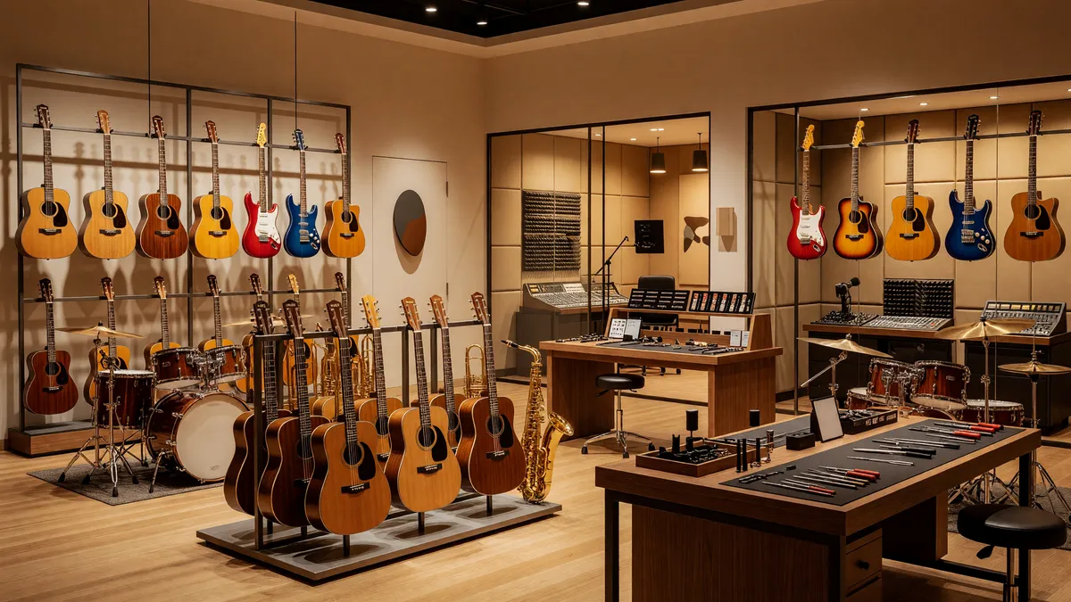 Established Music Retailer with Repair Services and Studios