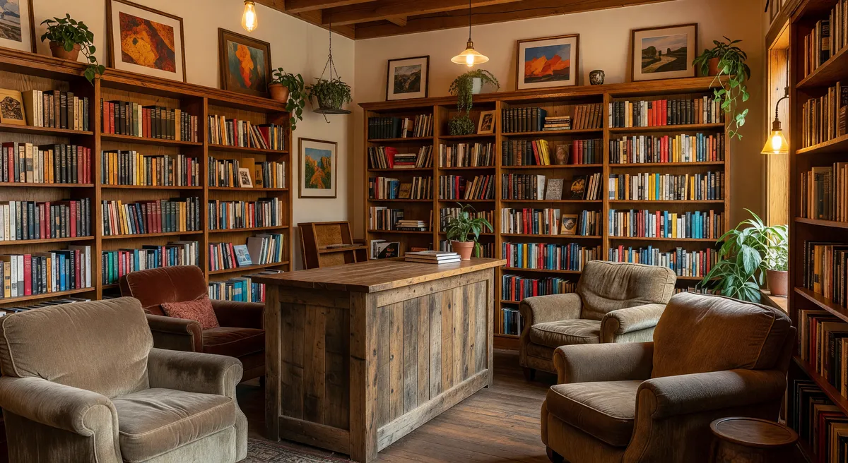 Charming Independent Bookstore for Sale in MT Resort Community