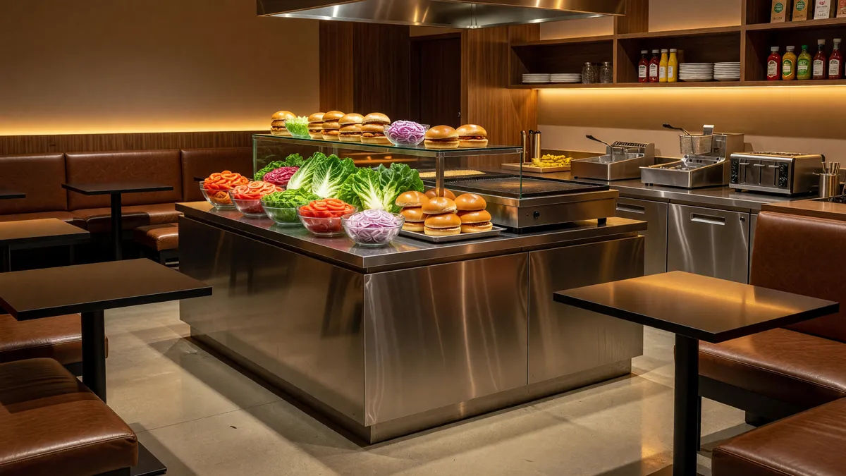 High-Volume Franchise Burger Restaurant with Liquor License