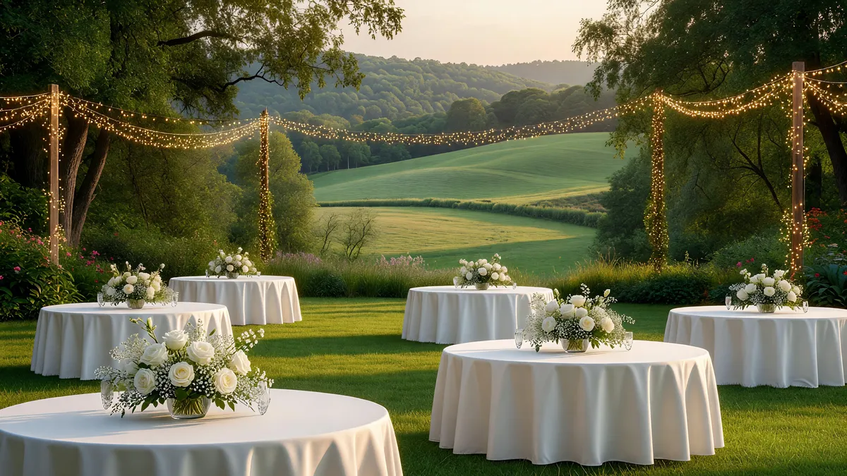 Premier Wedding Venue with Scenic Views and Real Estate