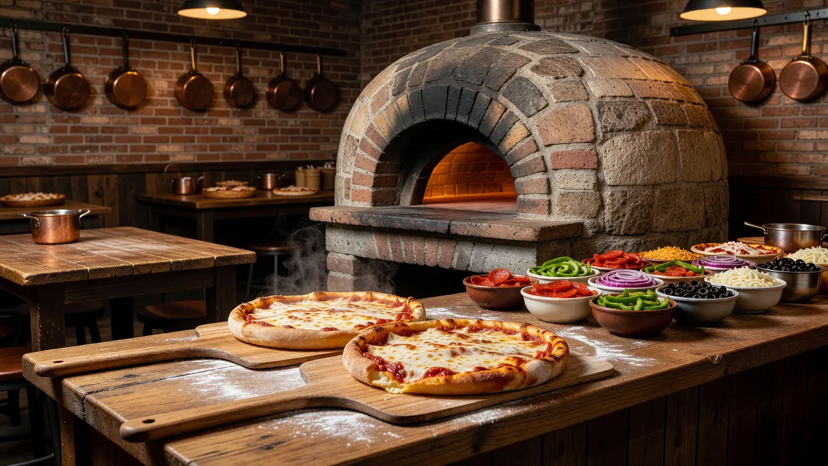Beloved Neighborhood Pizza Place with Efficient Operations