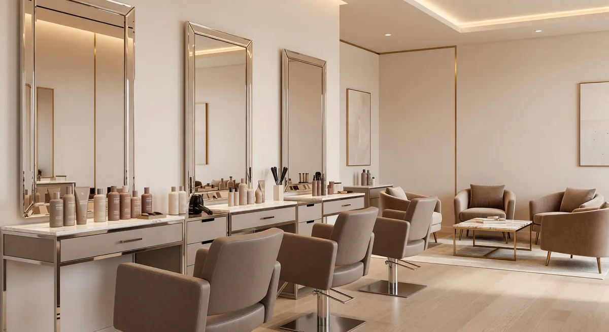 This Full Service Salon Is Turnkey And Beautiful