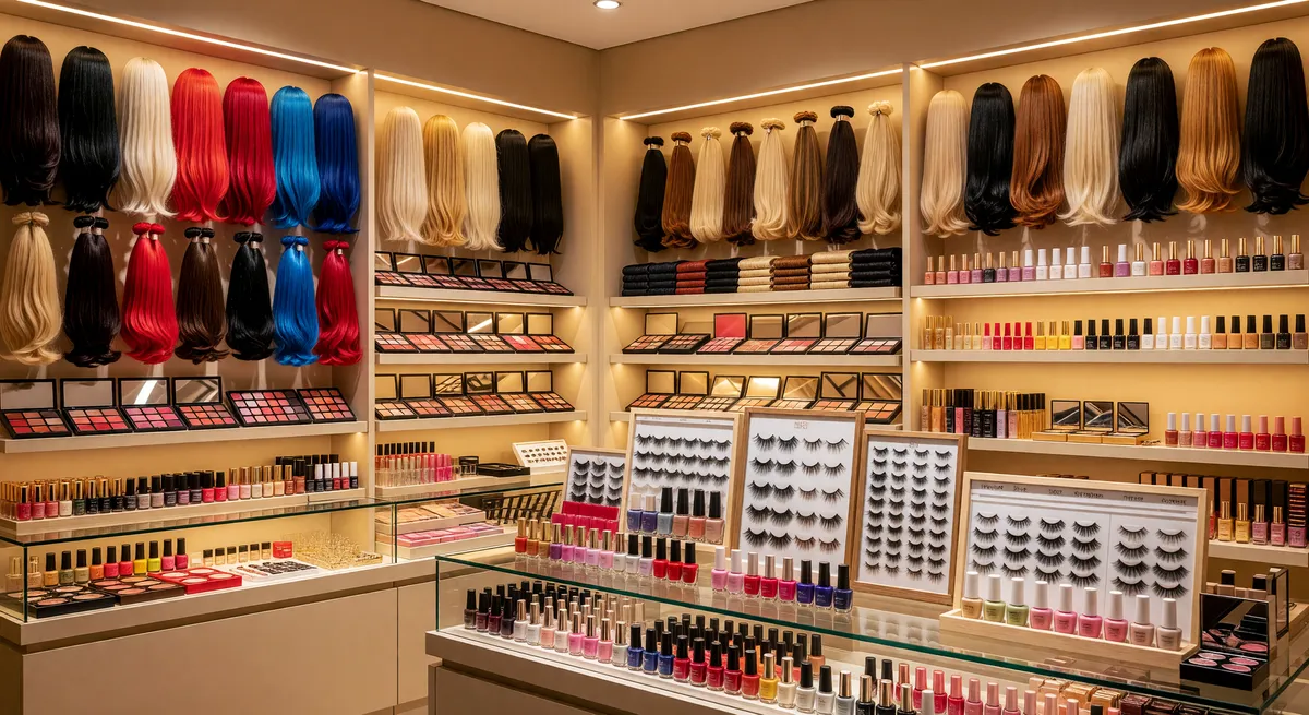 Retail Beauty Accessories store- Hair, Make Up, Nails