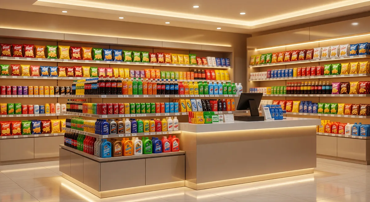 Busy Gas Station with Diverse Product Range in Peoria, IL