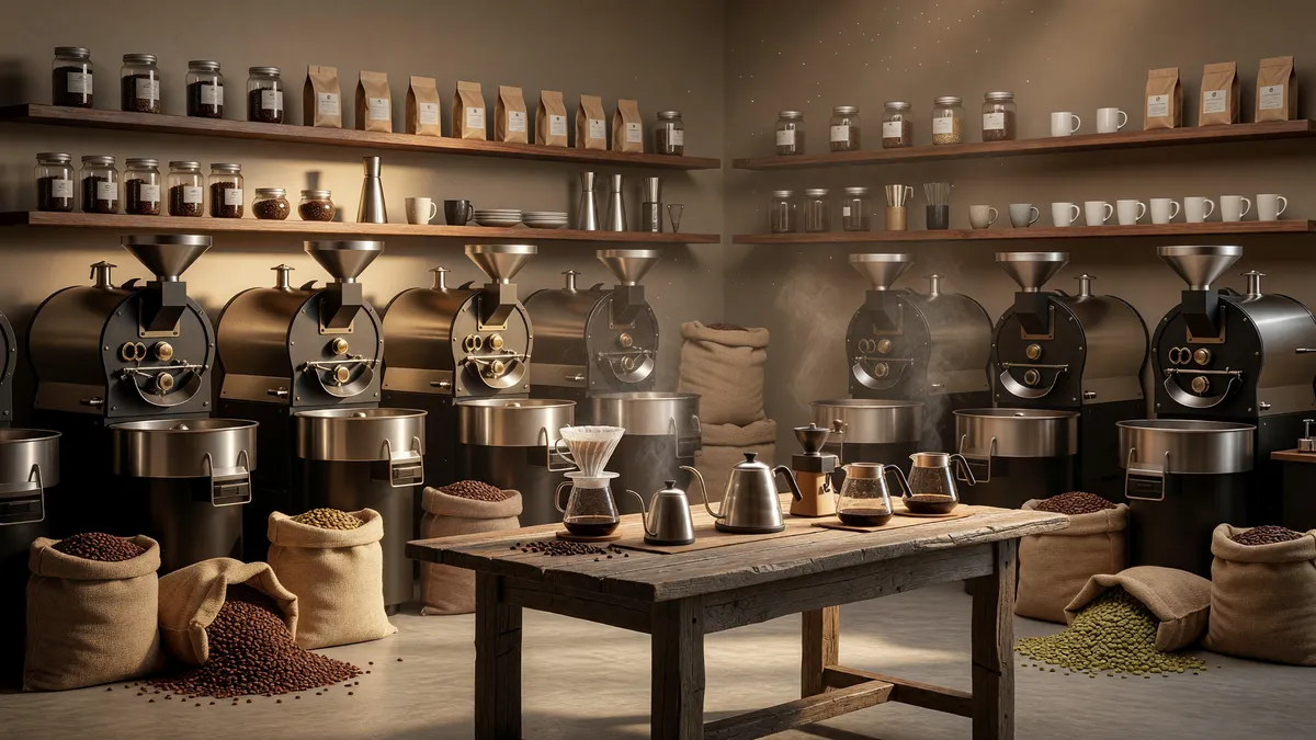 Established Specialty Coffee Roaster with Premium Brand, E-Commer