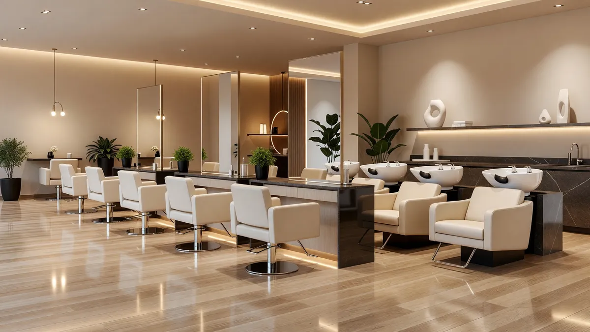 Turnkey Meyerland Salon: 9 Stations, 4 Bowls, Below-Market Rent