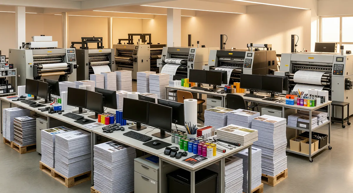 Turnkey Commercial Printer - Real Estate Available (11783)