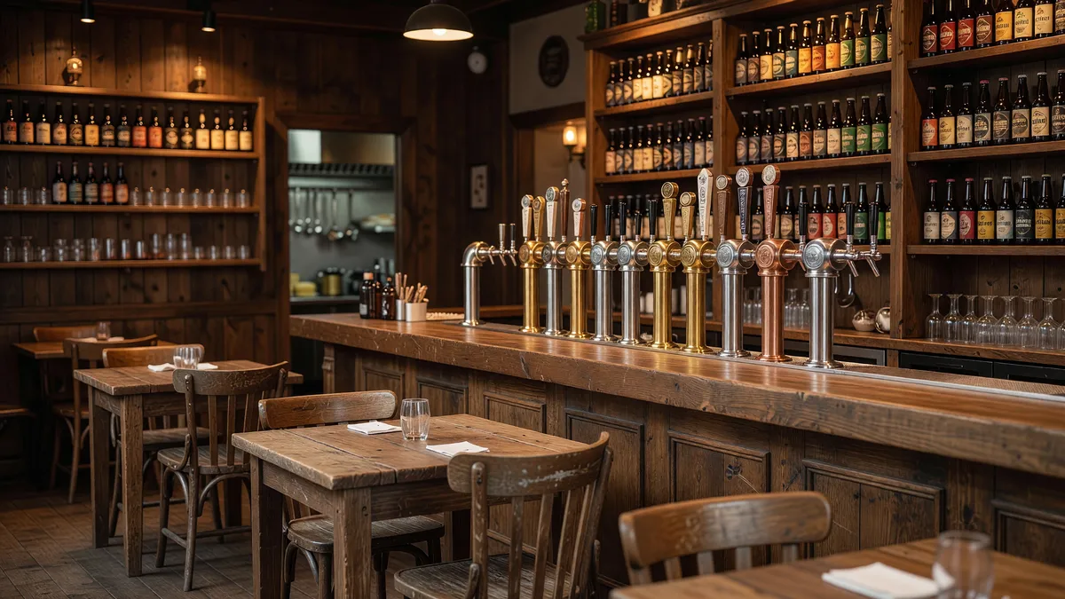 Thriving Bar Specializing in Craft Beers and Bratwurst