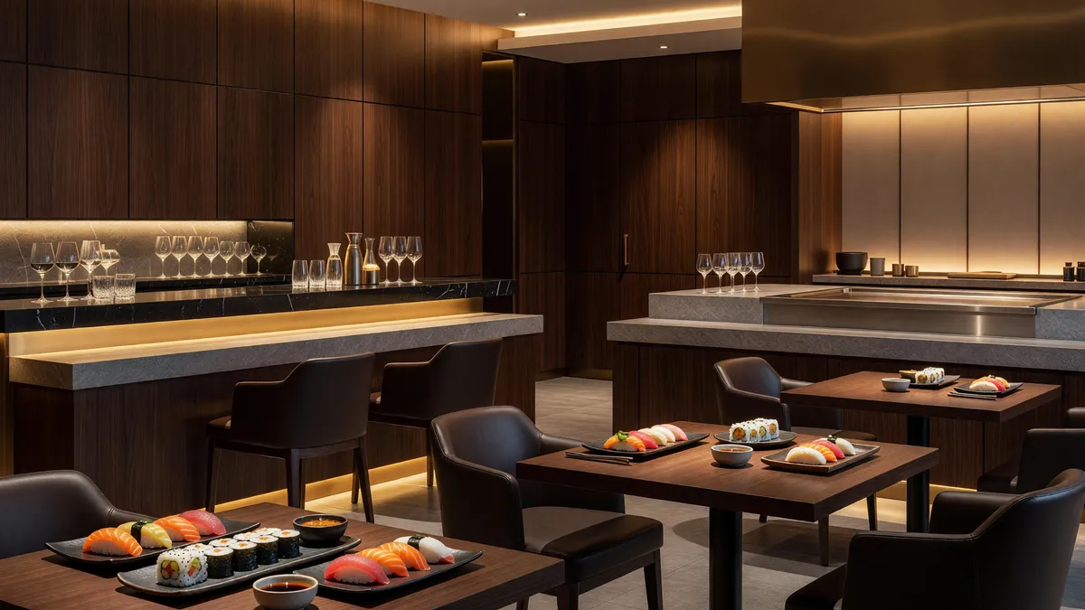 Hibachi + Sushi Concept - Full Bar - Downtown Location