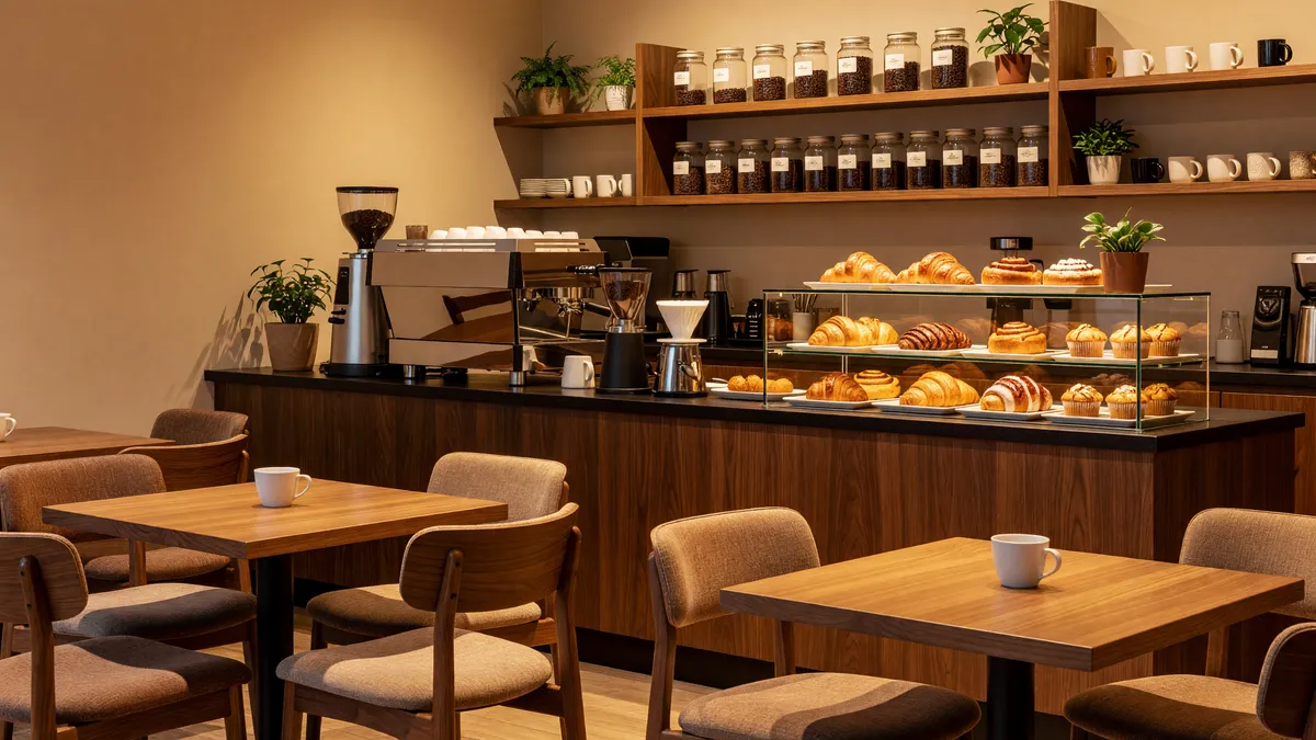 Franchise Coffee Shop with Low Rent and Growth Potential