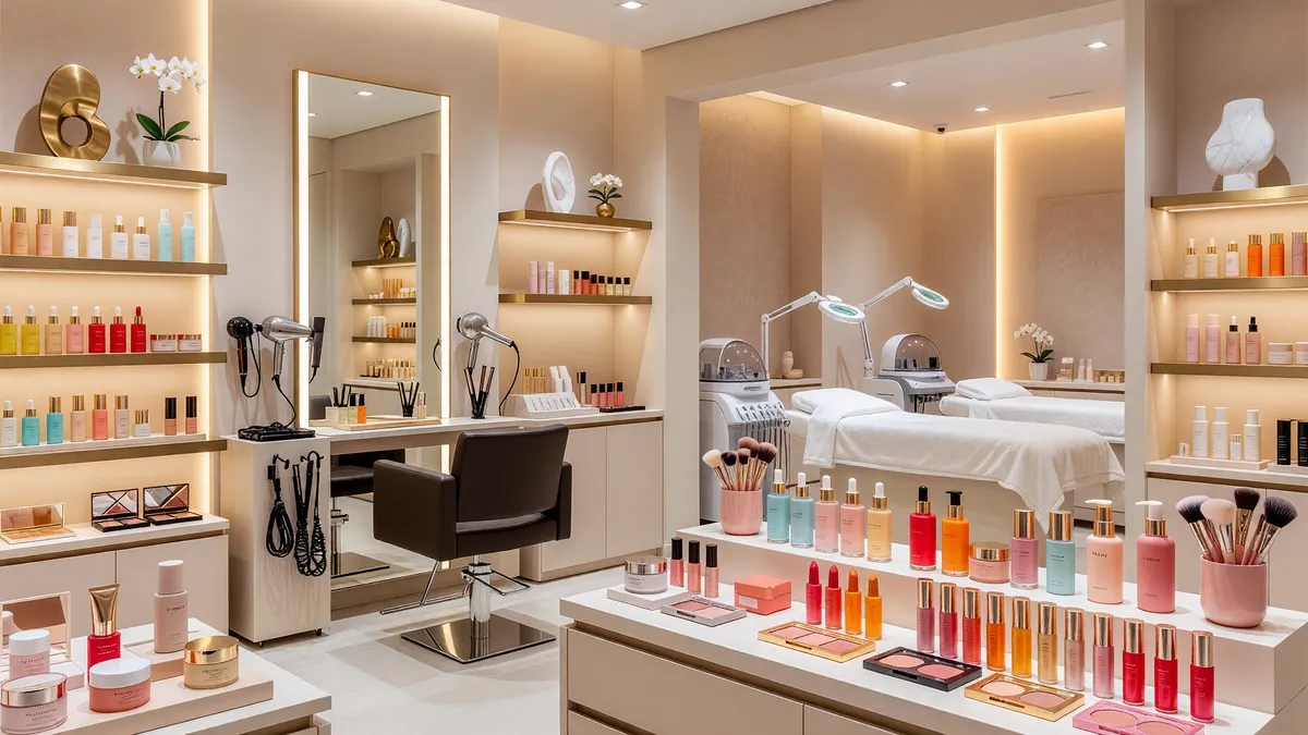 Established Merle Norman Cosmetics Store with Inventory and Rental Spaces