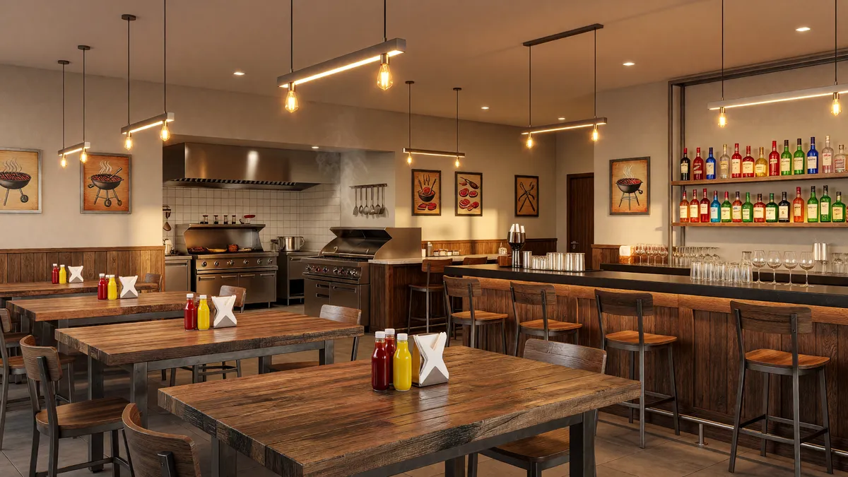 Thriving BBQ Restaurant & Bar with Catering