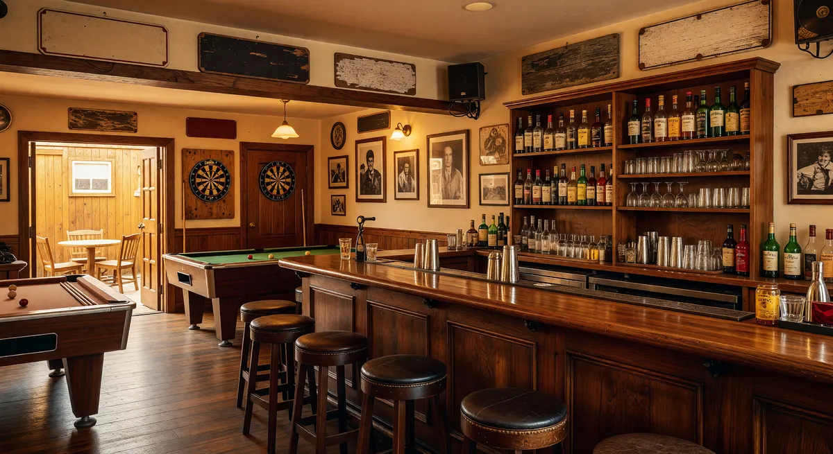 Cozy Bar with Food, Cocktails, and Live Entertainment