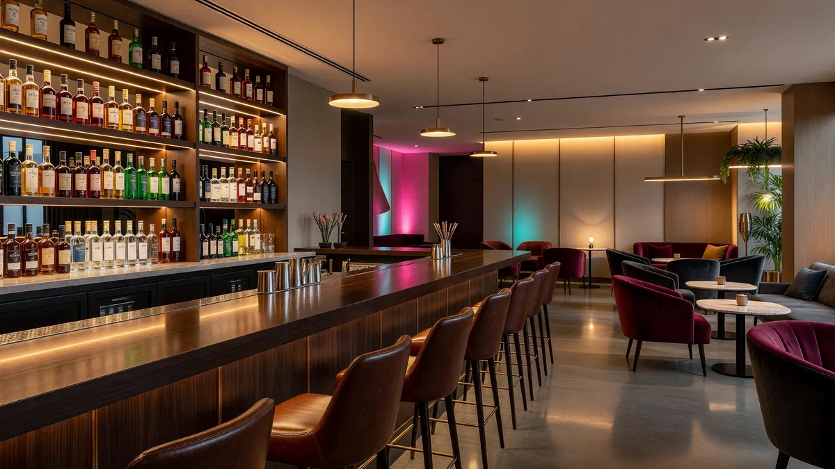 Vibrant Bar and Lounge Establishment