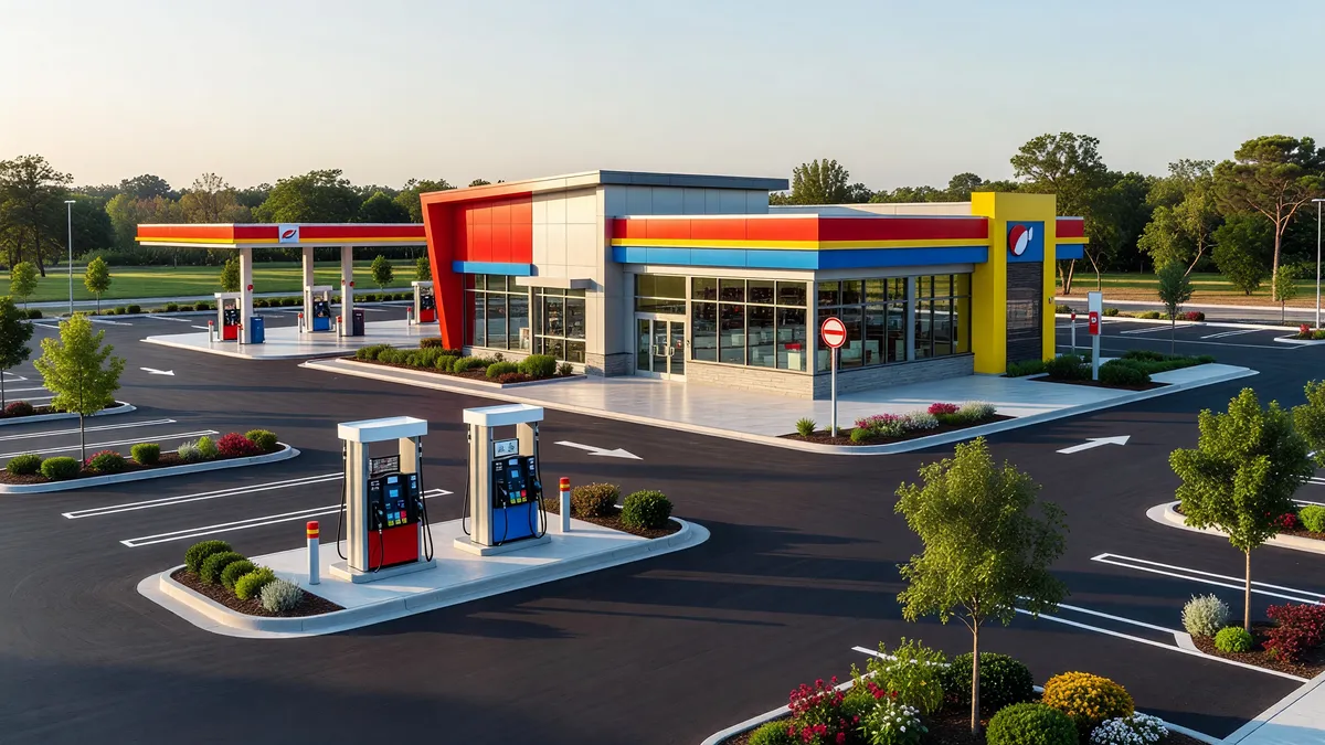 SG 11728 Alabama Butler Merdian Branded Gas Station Fast Food with Property