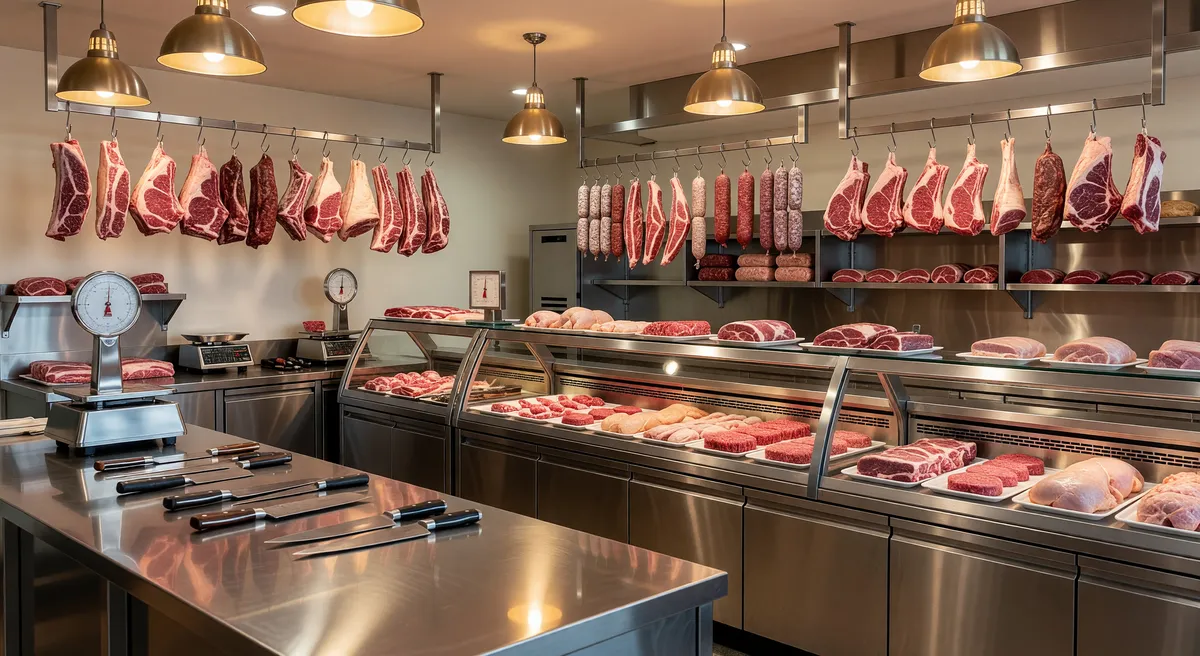 Thriving Butcher Shop with High Visibility for Sale