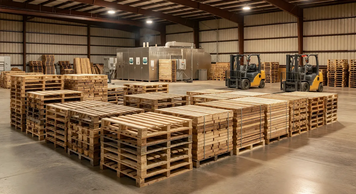 Manufacturer of Recycled Wood Products Including Pallets in Medley