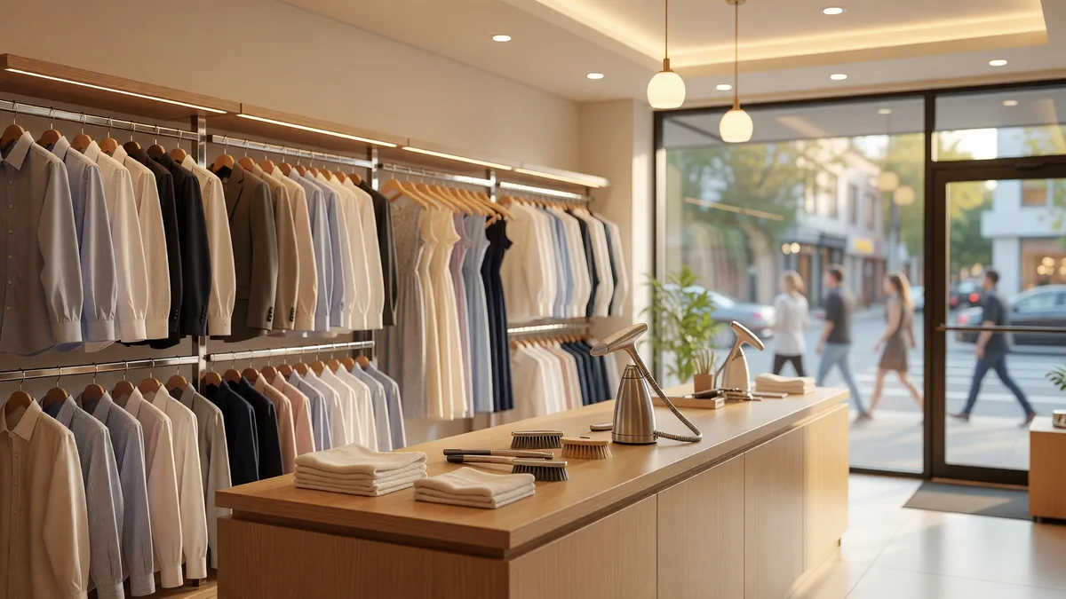 ZBB2361 Successful Clothing and Specialty cleaning Business-35 years reputation