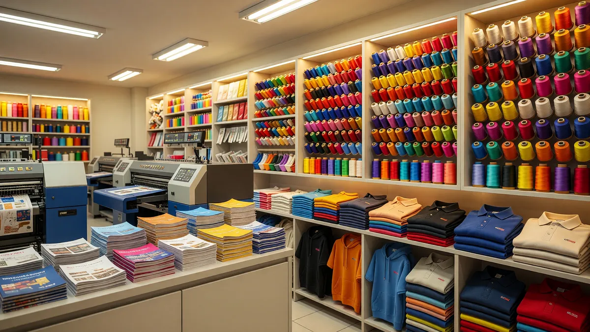 Thriving Printing and Embroidery Venture with Minimal Overhead
