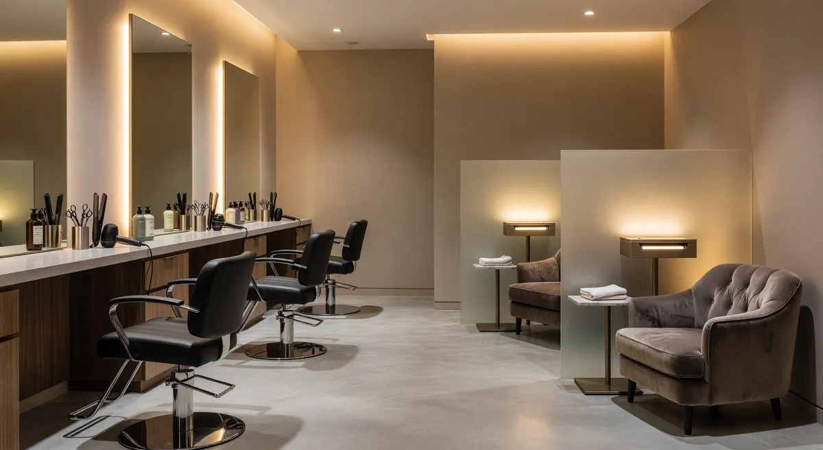 Hair Salon with Real Estate run absentee for Sale
