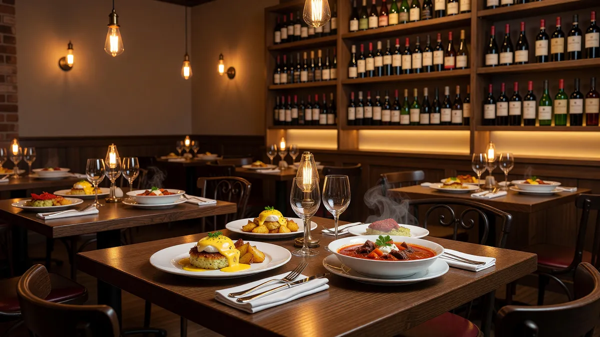 European Cafe and Restaurant with Full-Service Dining - SC2279