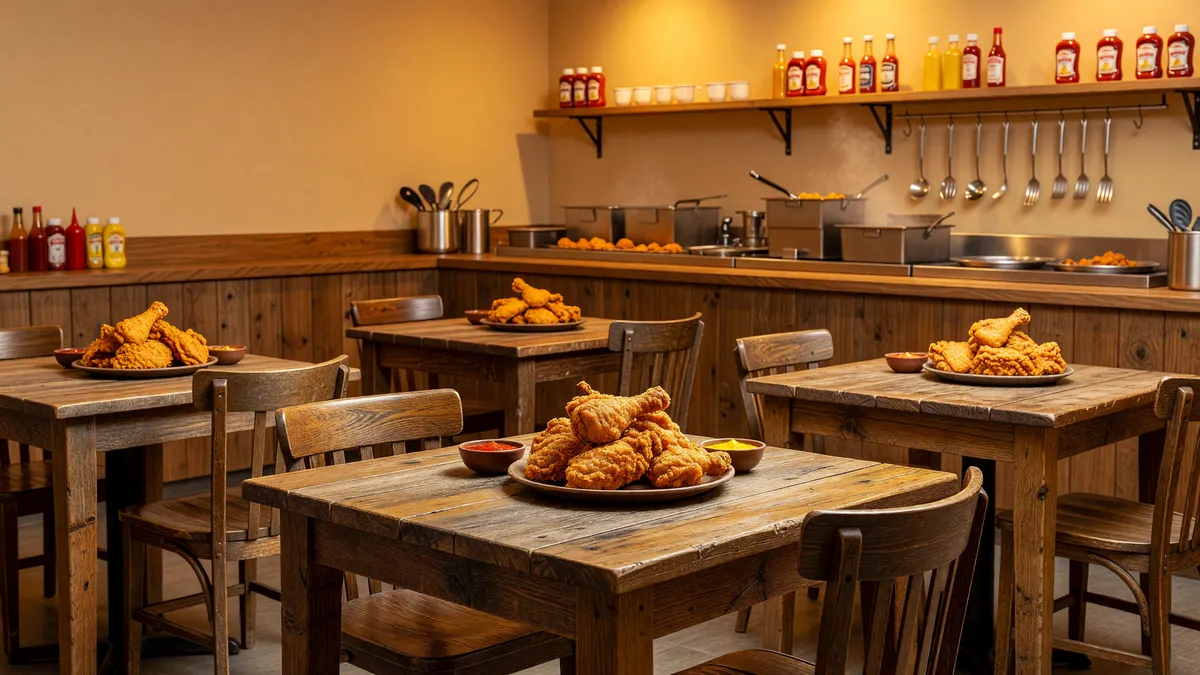 New Fried Chicken Restaurant with 4.7 of Google rate – Worcester county, MA (BF9070)
