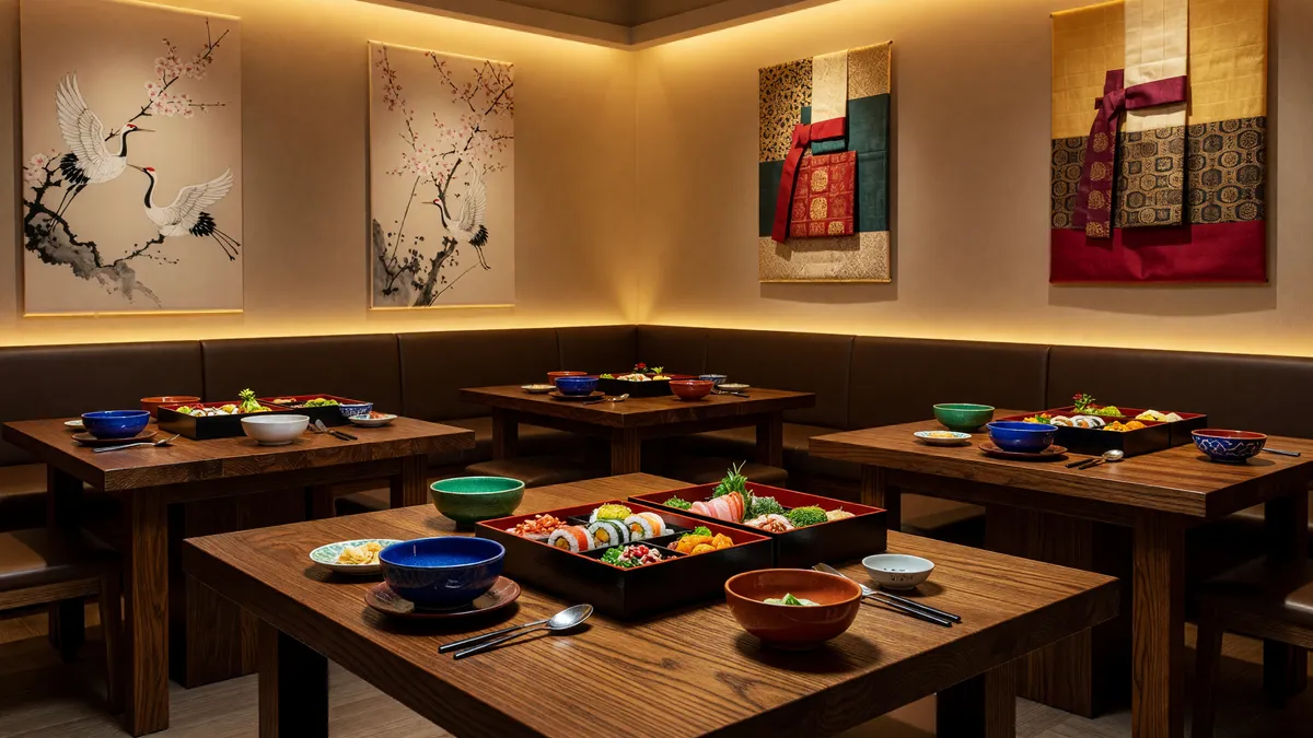 Korean-Japanese Restaurant with Guest Accommodations