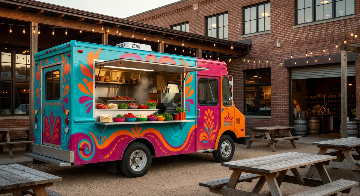 Dallas Food Truck With Brewery Location (82561)