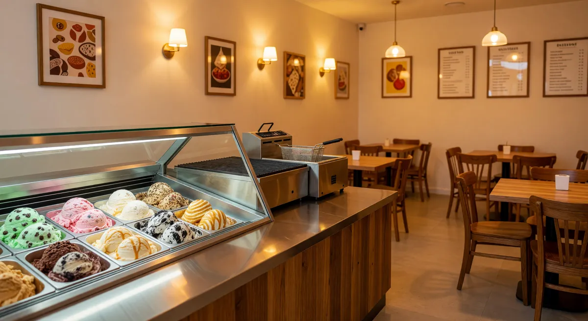 Thriving Ice Cream & Hot Food Shop for Sale in Rockford Area, IL