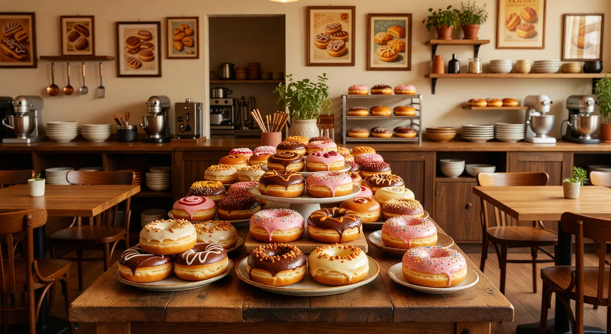 Vibrant Doughnut Cafe in Albuquerque with Wholesale Accounts