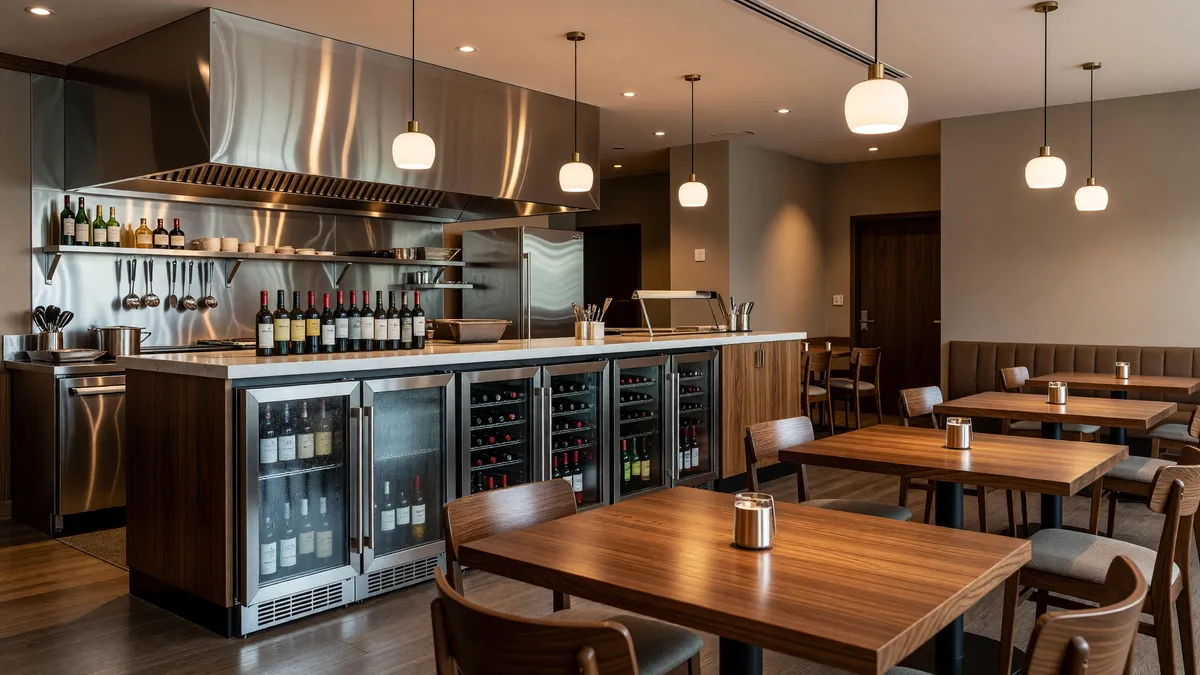 Second-Generation Restaurant Bar with Hood And Beer/Wine