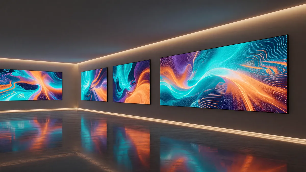 Indoor Digital Advertising Network in High-Traffic Venues