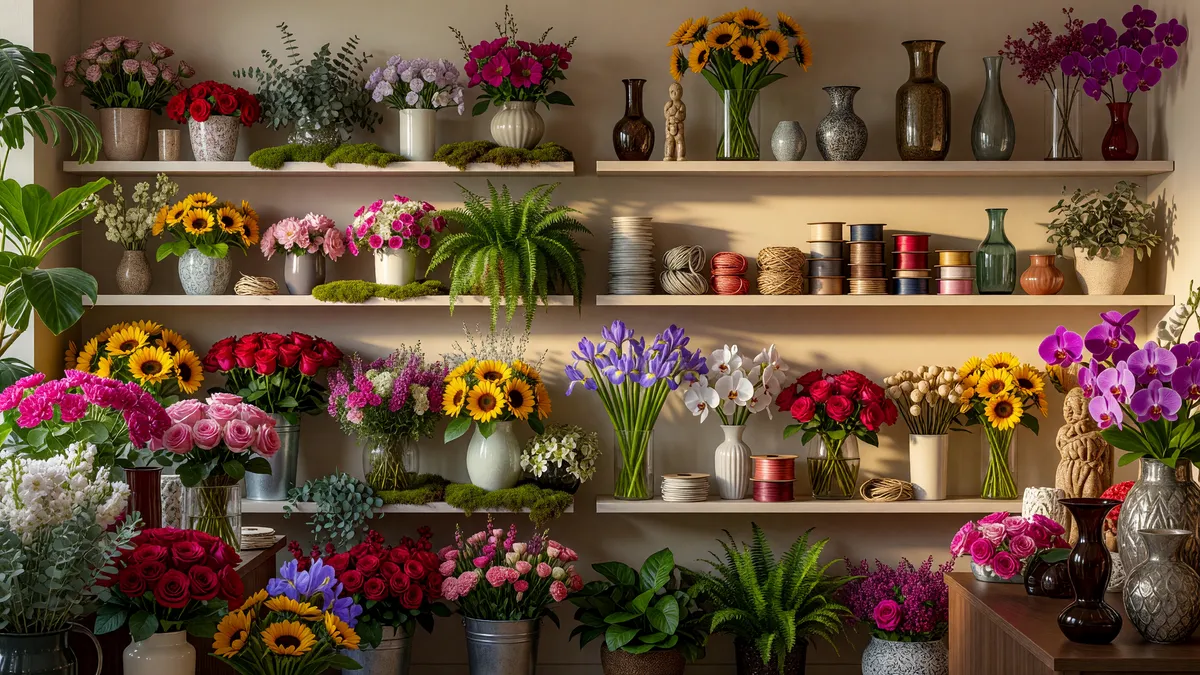 Top-Ranked Semi-Absentee Flower Shop