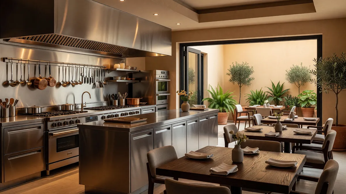 Restaurant & Bar with State-of-the-Art Kitchen for Sale