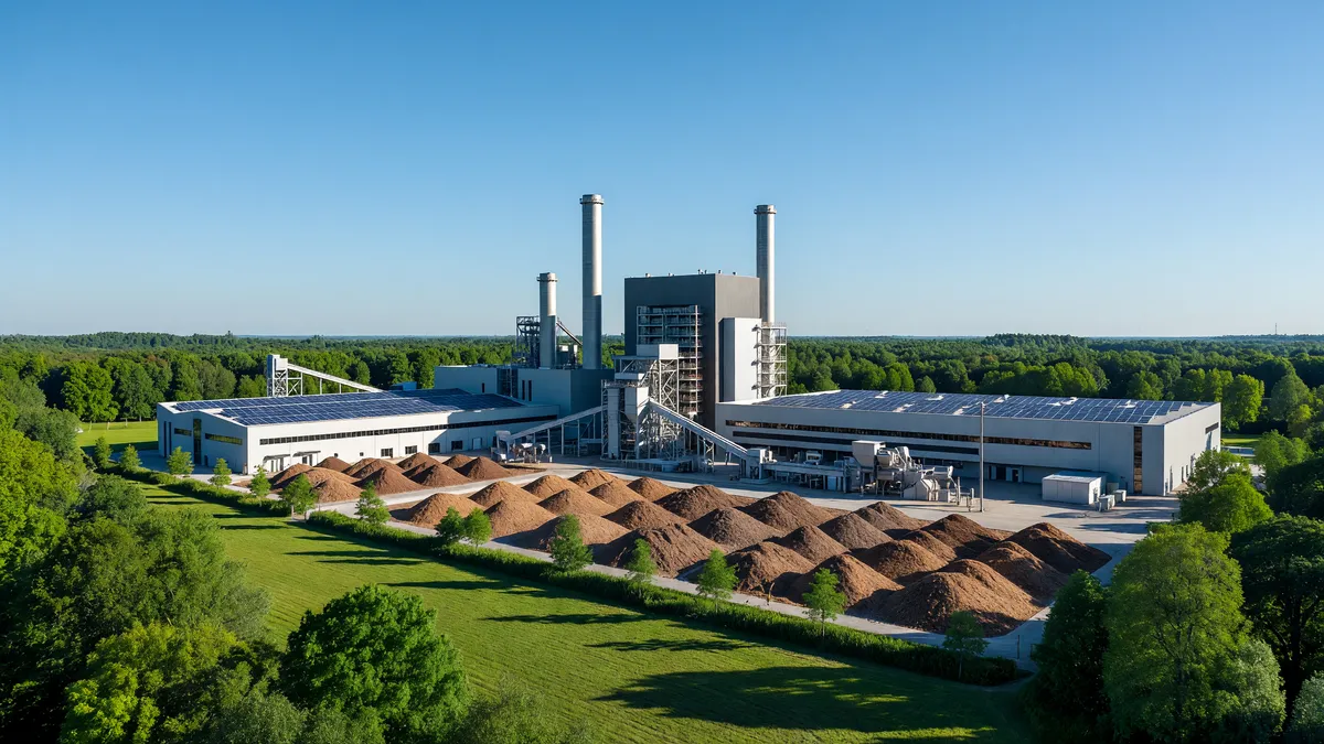 Biomass Power Plant with 19.6MW Capacity