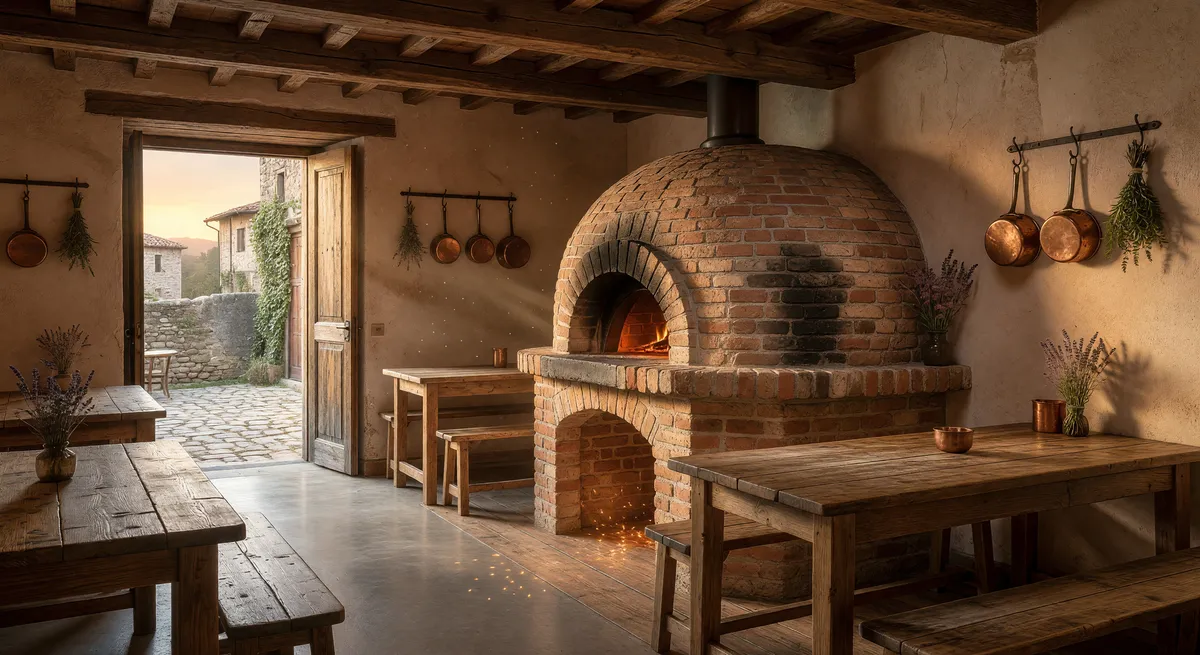 Where History Meets Hearth:Cozy Wood‑Fire Pizza Restaurant Awaits