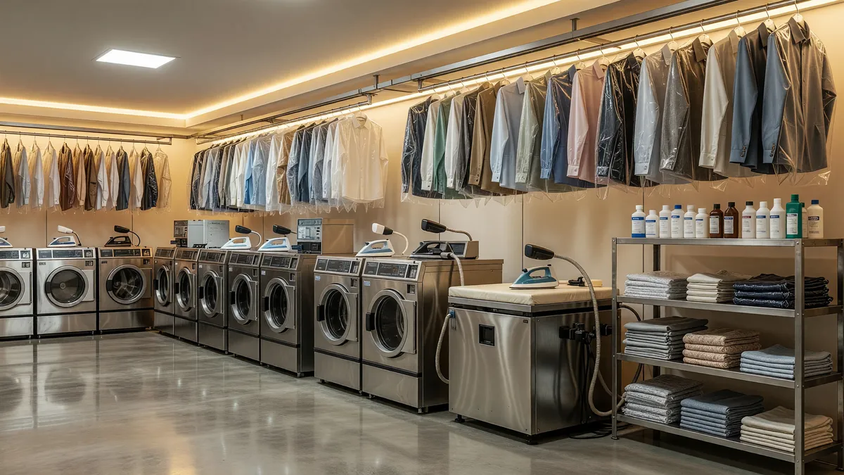 Dry Cleaners/Laundry Plant And Pickup Station
