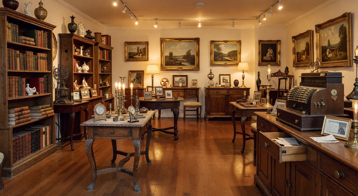 Established Antiques and Collectibles Retailer with Real Estate for Sale