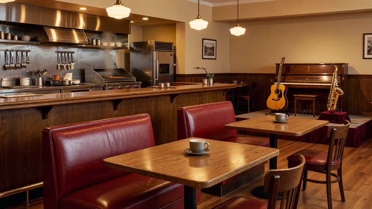 Charming Oregon Coast Diner with Live Music Venue