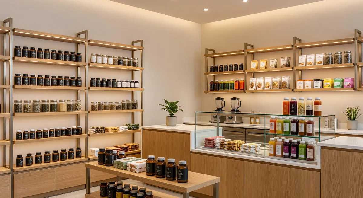 Wellness Retailer with In-House Beverage Bar & E-Commerce Platform