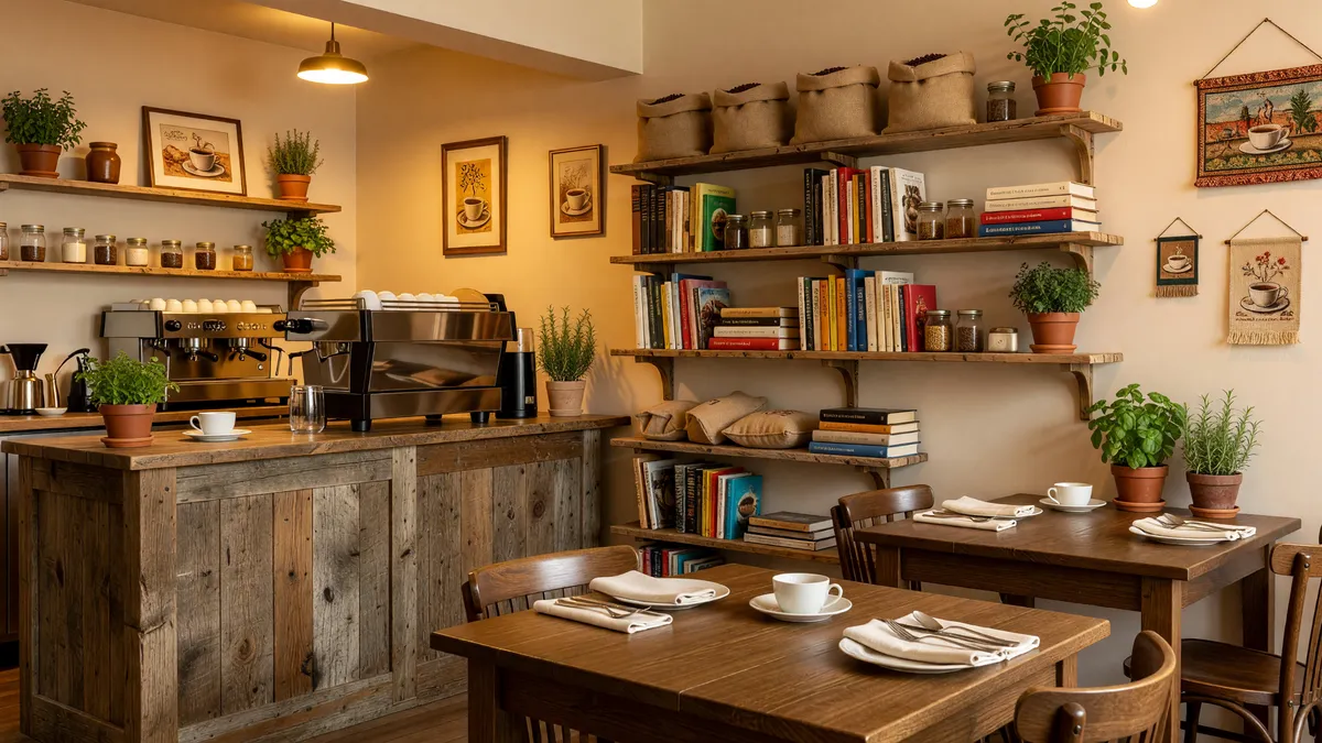 Dual Concept Coffee Shop and Italian Restaurant