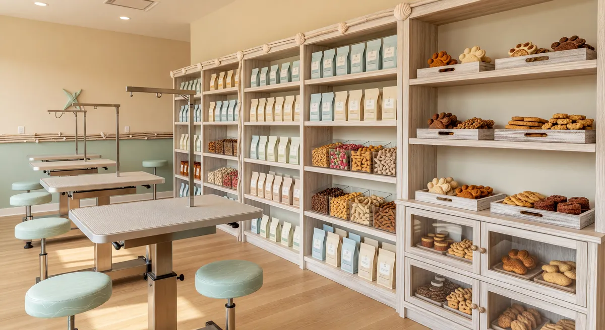 Turn-Key Dog Grooming Salon & Bakery Franchise in San Diego Beach Community