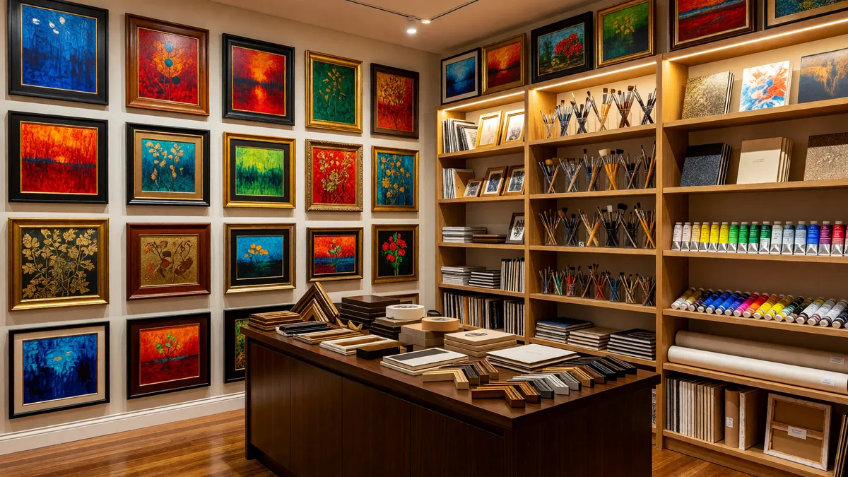 Profitable Art & Frame Business in North Atlanta Suburb-Turnkey!