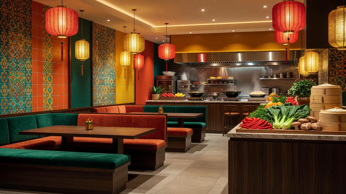 High-Visibility Asian-Inspired Franchise Restaurant