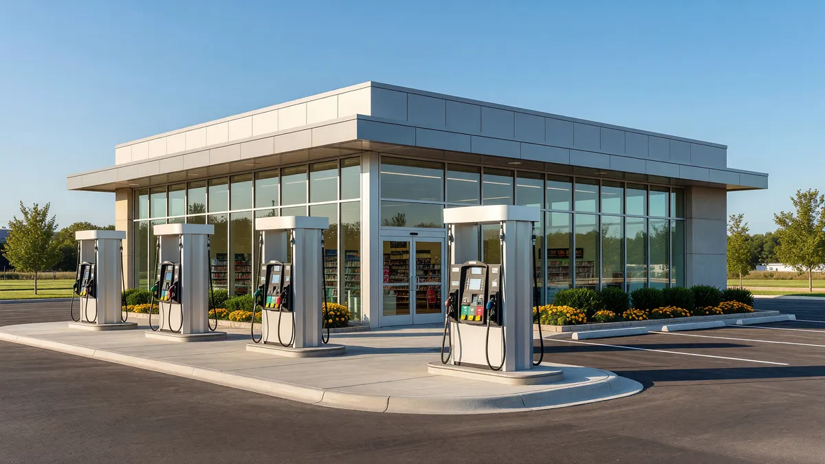 SG 11642 Ohio New Concord Unbranded Gas Station C Store With Property