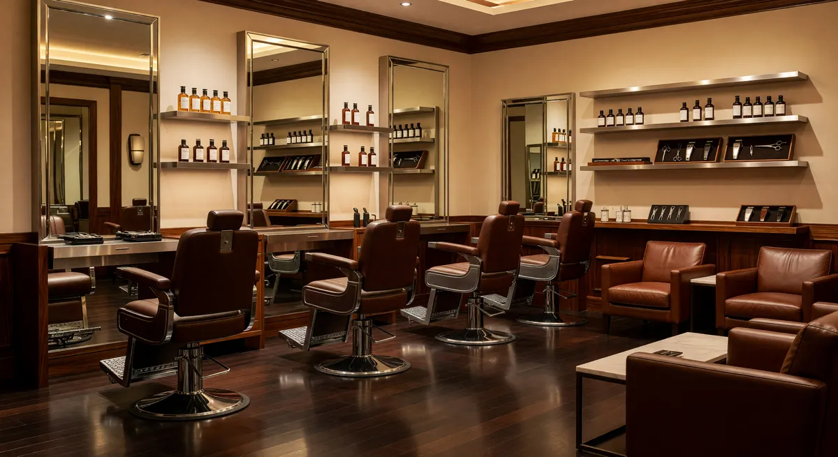 Established High-End Men's Barber Shop in Prime Location