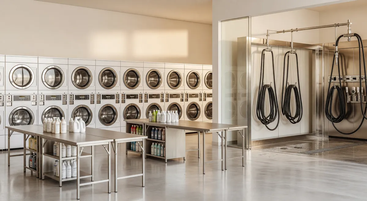 Profitable Laundromat and Car Wash Business with Real Estate in East Dallas