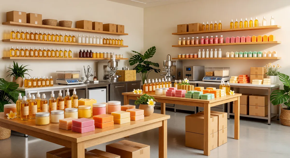 Turnkey Tropical Bath & Beauty Product Manufacturer for Sale